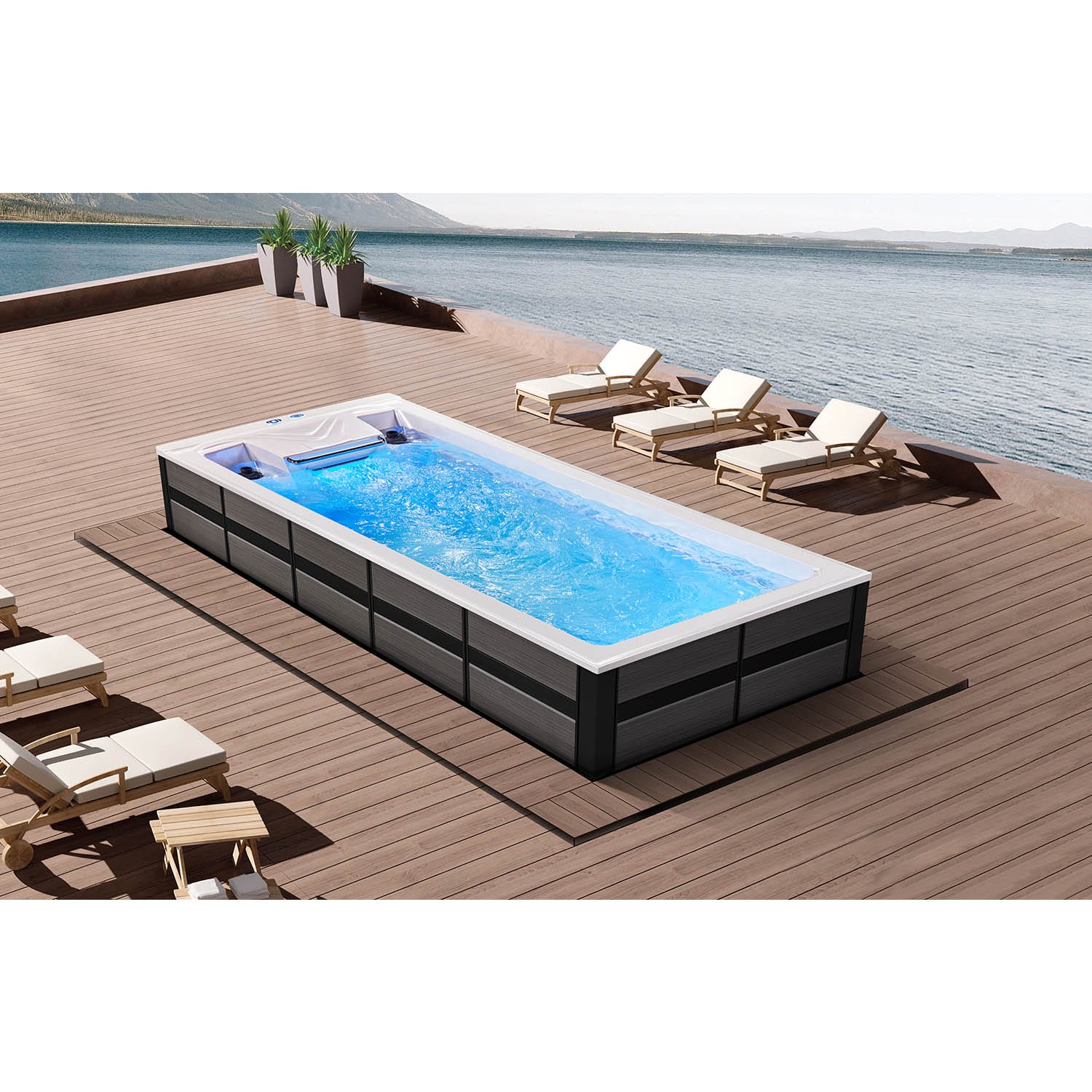 Плавательный спа бассейн Mexda WS-PC06ST-S (рис.5) Плавательный спа бассейн Mexda WS-PC06ST-S (рис.5)