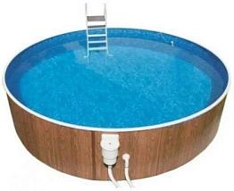 Морозоустойчивый бассейн Azuro 401DL круглый 4,6х1,1 м Premium
